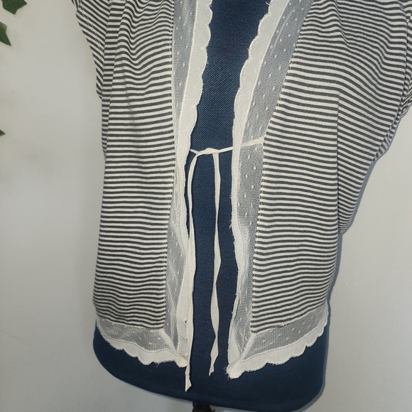 GAP Short Sleeve Knit Striped Cardigan - Picture 7 of 9